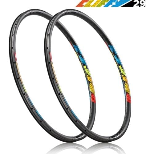 RYET RIMS 29er mtb carbon rim 30mm Width 25mm Depth 29er mtb wheel XC Hookless Tubeless 29er carbon mtb rims