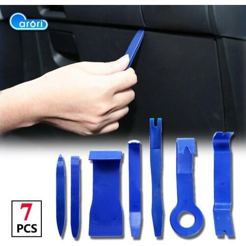 7 Pcs/ Set Auto Tool Kit Car Radio Door Clip Panel Trim Audio Removal Installer Hand Tools For Repair Upholstery Disassembly Kit