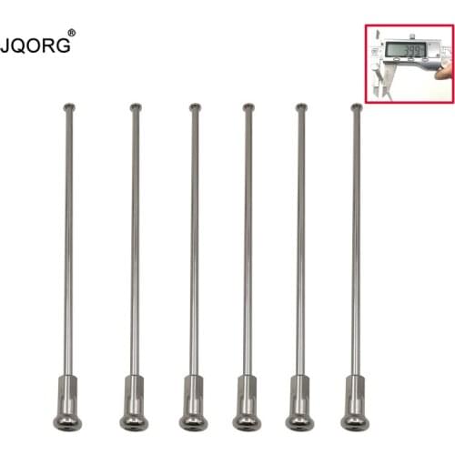 8 G 4.0 mm Straight Pull Motorcycle Spokes 304 Stainless Material Equal Diameter Cylinder Motocross Spokes And Nipples 40 Pieces