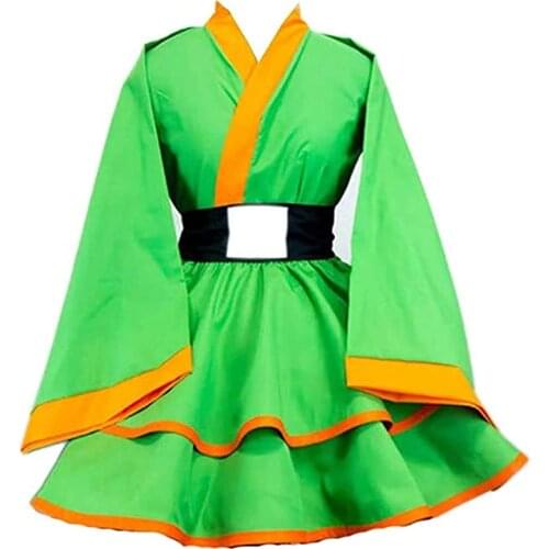 Anime Gon Freecss Cosplay Costume Lolita Women Men Green Girls Kimono Halloween Party Dress Cosplay For Women Carnival Dress