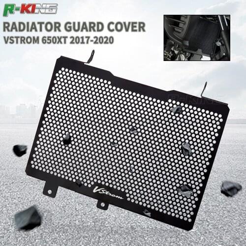 For Vstrom V-STROM 650XT 650 XT 2017 2018 2019 2020 Motorcycle Aluminium Radiator Guard Grille Cover Grill Covers Protector