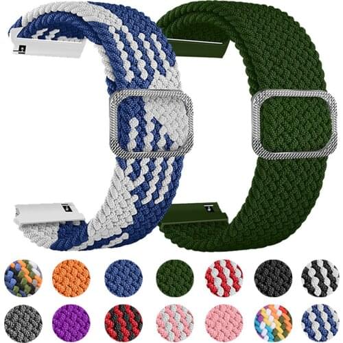 Elastic Nylon Strap for HUAWEI WATCH 3 GT 2 46mm 42mm Band Bracelet for HONOR ES GS Pro Adjustable Sports 20mm 22mm Watchbands