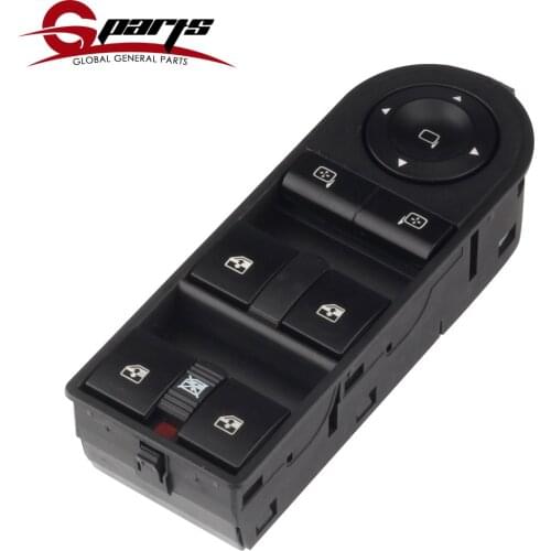 G-Parts Electric Power Window Master Control Switch Fit For Vauxhall Opel Astra H Zafira 2004-2015 13228699 13228877 13215153