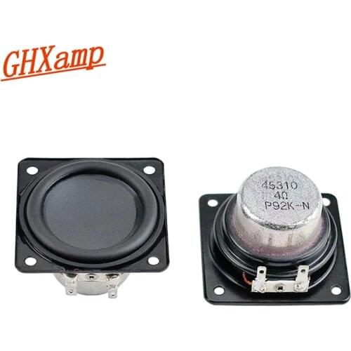 GHXAMP 1.75 Inch 4OHM Full Range Speaker Neodymium Loudspeaker Unit 15W 20 Core Voice Coil For Audio Accessories Diy 2PCS