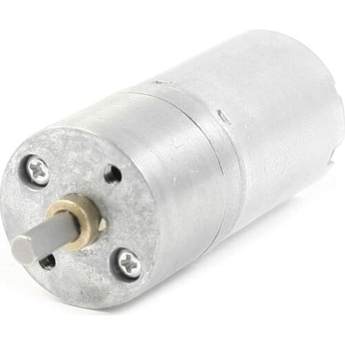 Hot 300RPM DC 12V 0.03A High Torque Gear Box Electric Speed Reduce Motor Silver