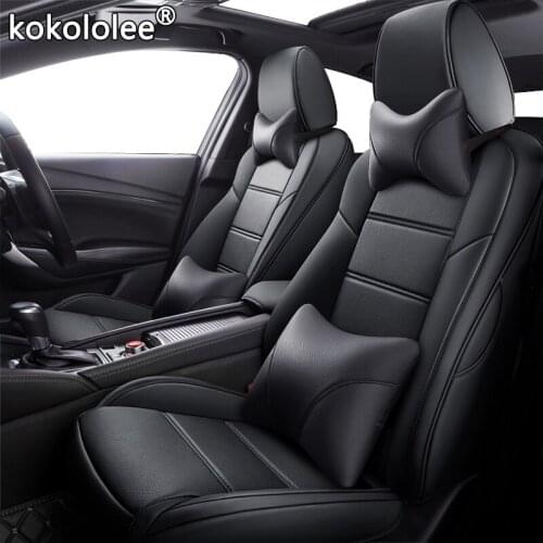 Kokololee Custom Leather car seat cover For Chrysler 300C PT Cruiser Grand Voager Sebring Automobiles Seat Covers cars seats