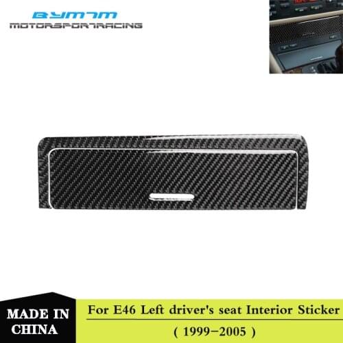 Carbon fiber Car interior block key frame sticker For 3 Series E46