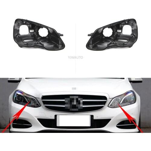 Headlight Base For Mercedes Benz W212 E-Class 2014 2015 Headlamp House Car Rear Base Auto Headlight Back Support
