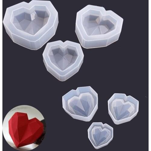 Silicone Mold Crafts heart Resin Silicone Mould Jewelry Making charms epoxy Resin silicone mold hemisphere jewelry tools finding