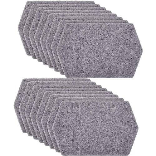 16 window slot cleaning brush replacement cloth, hand-held kitchen brush head, magic window vacuum cleaner tool brush head