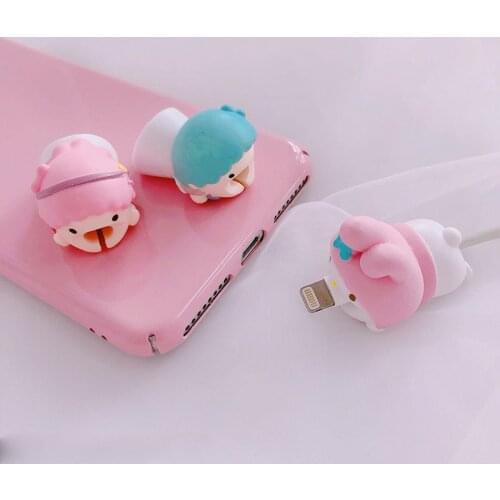 Cute Cartoon Cable Animal Bites Cable Protector For iphone 5 6 7 8 USB Charge Cable Protection Cable Accessory Sleeve Protective