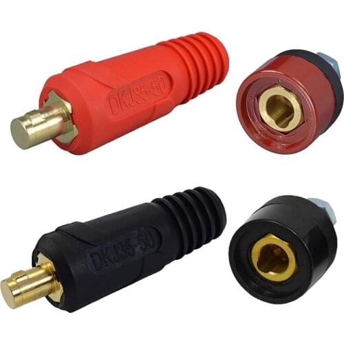 TIG Solder Cable Board Connectors-Plugs and Sockets DKJ35-50 & DKZ 35-50 Dinse Quick Fitting