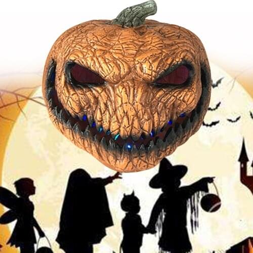 Decoration Dress Up Party Atmosphere Lantern Festival Mask Home Pumpkin Lights Event Ghost Halloween Funny Props Costume
