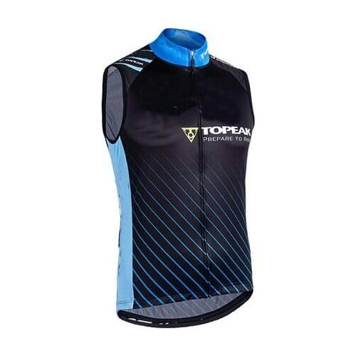 2018 TOPEAK Team Summer Sleeveless Cycling Vest Mtb Clothing Bicycle Maillot Ciclismo Bike Clothes