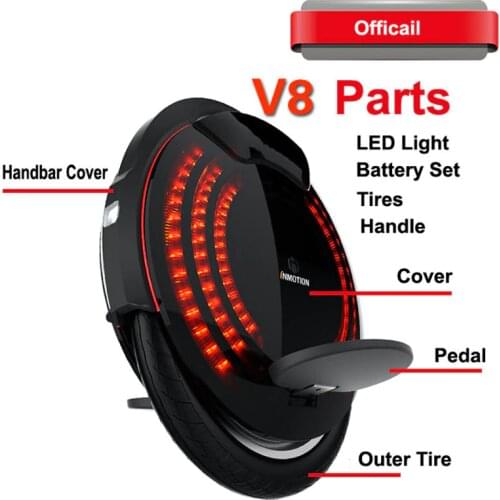 Outer Cover Parts for Inmotion V8 Accessories Handle Body Shell Tire Inner Tube Motor Protection Leg Pad for V8 Balance Scooter