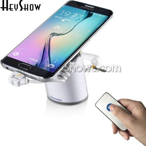 10PCS Smartphone Security Stand Mobile Phone Burglar Alarm Display System Cellphone Anti-theft Device With Wireless Remote
