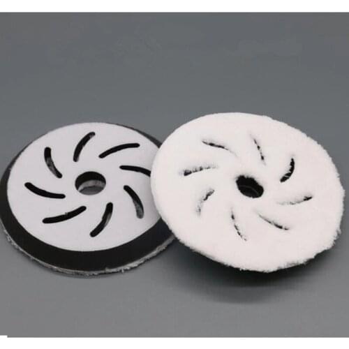 5Inch Wheels Waxing Coating Plated Crystal Polishing Disc Polishing Pad Wax Fast Pneumatic Waxing Tray Car Wash Maintenance