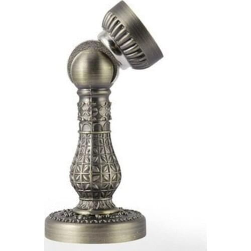 Bronze Retro Design Zinc Alloy Magnetic Door Stop Stopper Holder Catch Floor Fitting With Screws For Family Home Etc