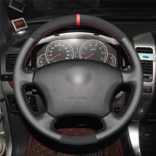 DIY Anti-Slip Wear-Resistant Steering Wheel Cover For Toyota Tacoma 4Runner Hilux Highlander Car Interior Decoration