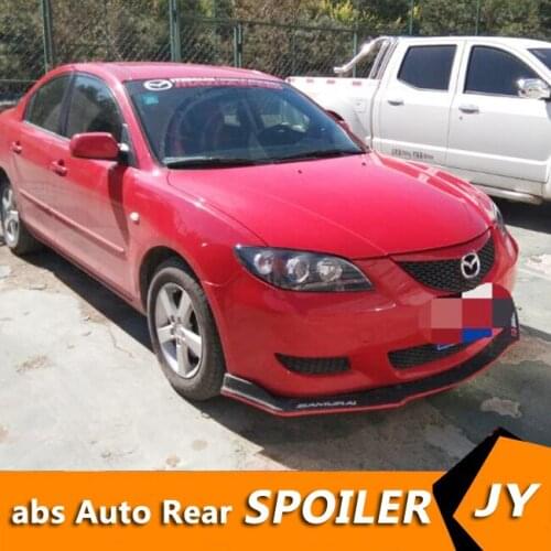 For Mazda 3 Front shovel Body kit spoiler 2006-2013 Mazda3 3 ABS Rear lip rear spoiler front Bumper Diffuser Protector