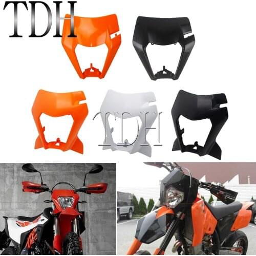 Dual Sport Dirt Bike Led Headlight Replace Front Light Mask Cover For Yamaha Enduro EXC SX SXS EXCF XCW SMR 125 150 Six Days