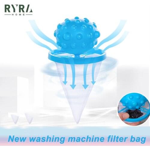 Hair Removal Catcher Filter Mesh Pouch Cleaning Balls Bag Dirty Fiber Collector Washing Machine Filter Laundry Dryer Balls Discs