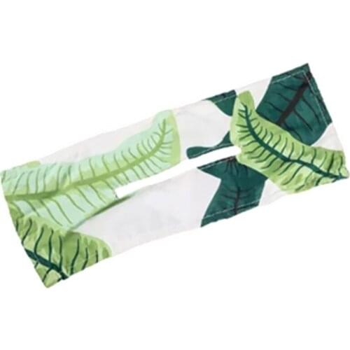 H9ED Womens French Hair Accessories Vintage Printting Hair Styling Tools Bow Hair Bun Maker Hairband Curler Twist