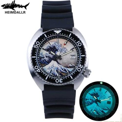 Мужские серебряные часы HEIMDALLR China At AliExpress