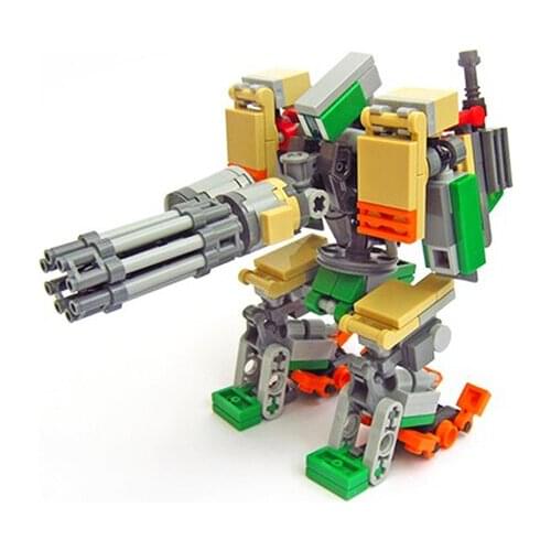 Building Blocks C6721Color Morphing Robot Vanguard Battle Fortress DIY Bricks Model Mens Collectible Toy Children Gift