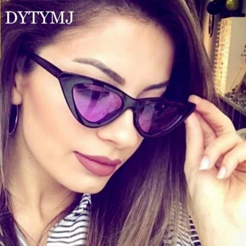 DYTYMJ Small Cat Eye Sunglasses Women 2020 Luxury Designer Glasses Woman Retro Candy Colors Eyewear Vintage Gafas De Sol Hombre