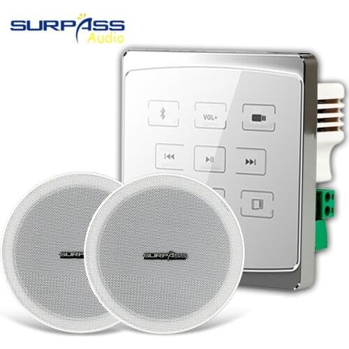 Wall Music Controller Keypad Panel Music Amplifier Home Audio System Bluetooth Wall-mounted Keypad For Multiroom Audio Solution