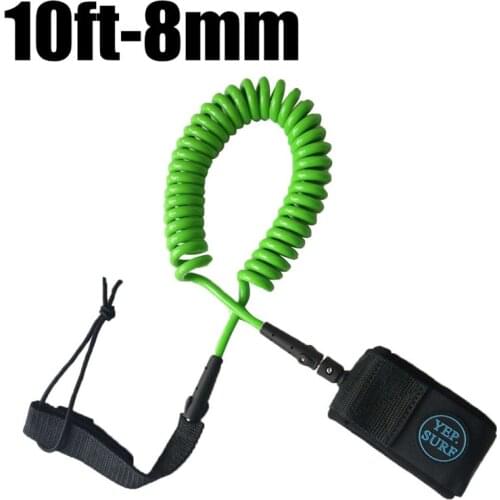 Surf Surfboard Leash 10ft 8mm Coiled Leash New Design Surfboard Leash Surf Leash Yep.surf pranchas de