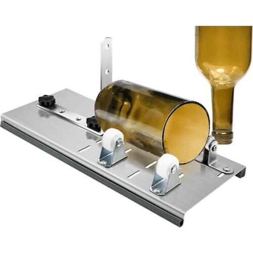 Stainless Steel DIY Glass Bottle Cutter Adjustable Sizes Glass Bottle Cut Machine for Crafting Glass Bottles Glass Cutting Tool