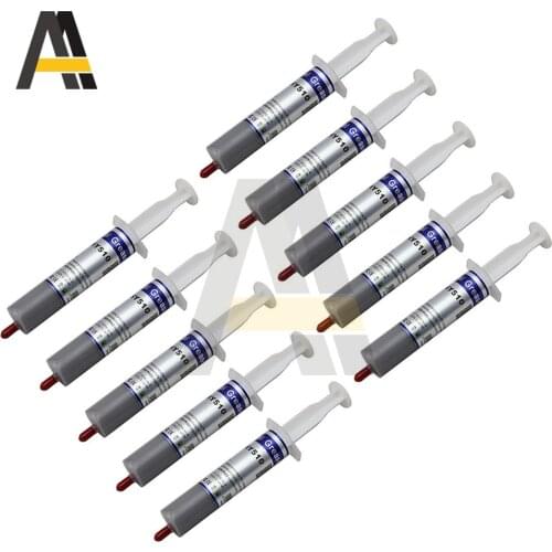 10pcs/Lot HY510 30g Grey Silicone Compound Thermal Paste Conductive Grease Heatsink For CPU GPU Chipset notebook Cooling