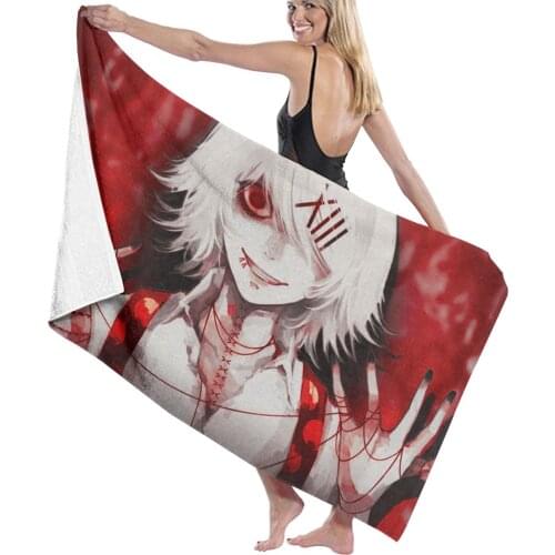 Tokyo Ghoul swimming face towel Microfiber Absorbent bathroom Home kitchen thicker Tokyo Ghoul quick dry Bath Towel