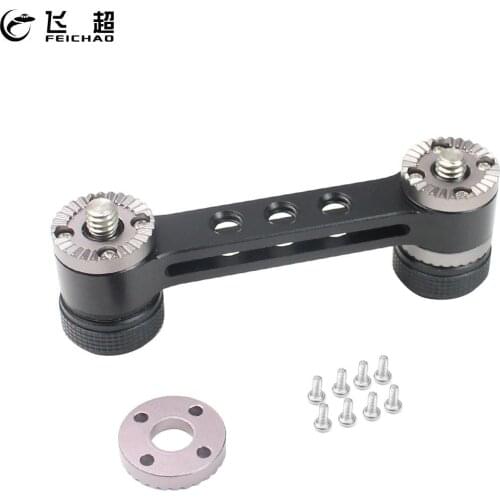 Aluminum Alloy Extension Arm with 1/4 Mounting Thread Straight Extended Arm Assembly for DJI OSMO PRO Camera Gimbal Accessories