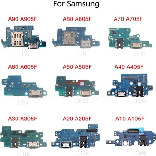Original For Samsung A70 A80 A90 A30 A40 A50 A10 A20 A60 USB Charge Dock Board Charging Jack Port Socket Connector Flex Cable