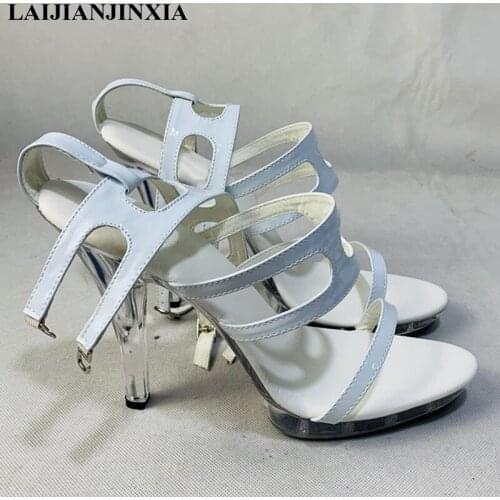 LAIJIANJINXIA 5 Inch High Heels Shoes Black Sexy Dance Shoes 13 CM High Heels Sandals Night Club Women Pole Dancing Shoes