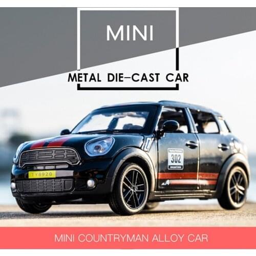 1:32 MINI Alloy Car Model Door Opening Pull Back Metal Die-cast Model Children Boys Car Toys Diecasts & Toy Vehicles Kids Gifts