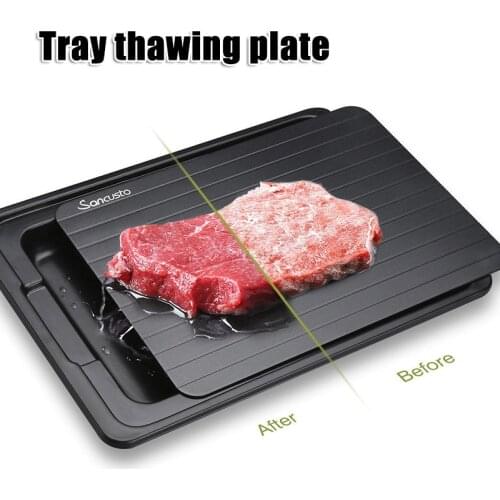1pc Fast Defrost Tray Fast Thaw Frozen Meat Fish Sea Food Quick Defrosting Plate Board Tray Kitchen Gadget Tool