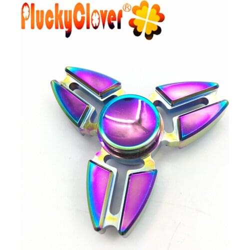 1 pc Kids Adult Fidget Spinner Aluminium Crab Spinner Toy Colorful Anti Stress Finger Top Gyroscope Antistress Spiner toy Gifts