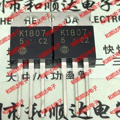 10pcs/lot K1807 2SK1807 New stock TO-220 900V 4A