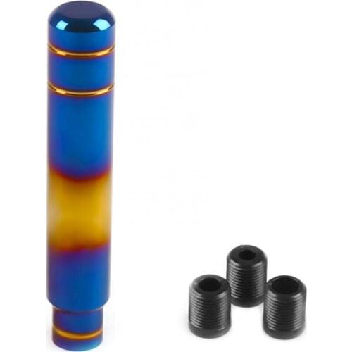 50% Hot Sales 18cm Universal Gear Shift Knob Shifter Levered Head Interior Decor with Adapters