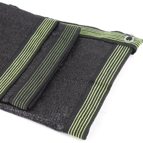6Pin 75% Shading Black Anti-UV Sun Shade Net HDPE Shading Net Plants Sun Shelter Greenhouse Protection Sunshade Net