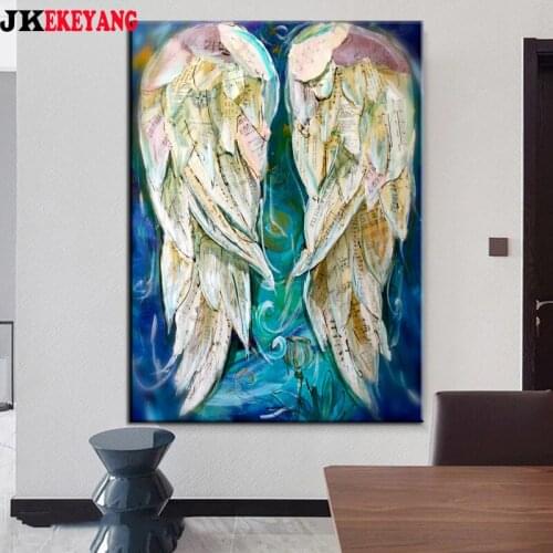 5D Diy diamond painting Angel wings Diamond Mosaic sale Rhinestone Embroidery cross stitch Y4374