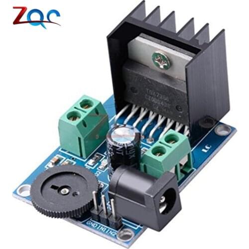 HIFI Audio Board Two Channel TDA7266 Operational Audio Amplifier Module Chips 7W+7W Dual Channel 4-8 ohm 5-15W