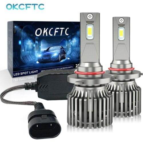 OKCFTC H7 LED H1 H4 H3 H8 H9H11 9012 9005HB3 9006HB4 Automotive Headlight Bulb 100W 20000LM 6500K for 12V automatic fog lamps