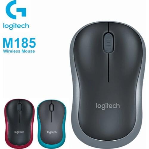 Logitech M185 Wireless Mouse with 1000DPI 2.4GHz Office Mouse for PC/Laptop Windows Mac Mouse USB Nano Receiver Wireless Mouse