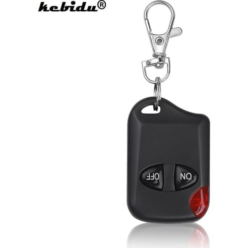Kebidu ON/OFF Wireless RF Remote Control 433 MHz Electric Gate Garage Door Remote Control Key Fob Controller Red LED Indicator