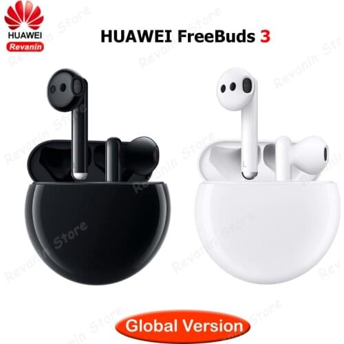 Global HUAWEI FreeBuds 3 Wireless Bluetooth Earphone kirin A1 Intelligent Noise Cancellation Tap Control Quick Charge Headset